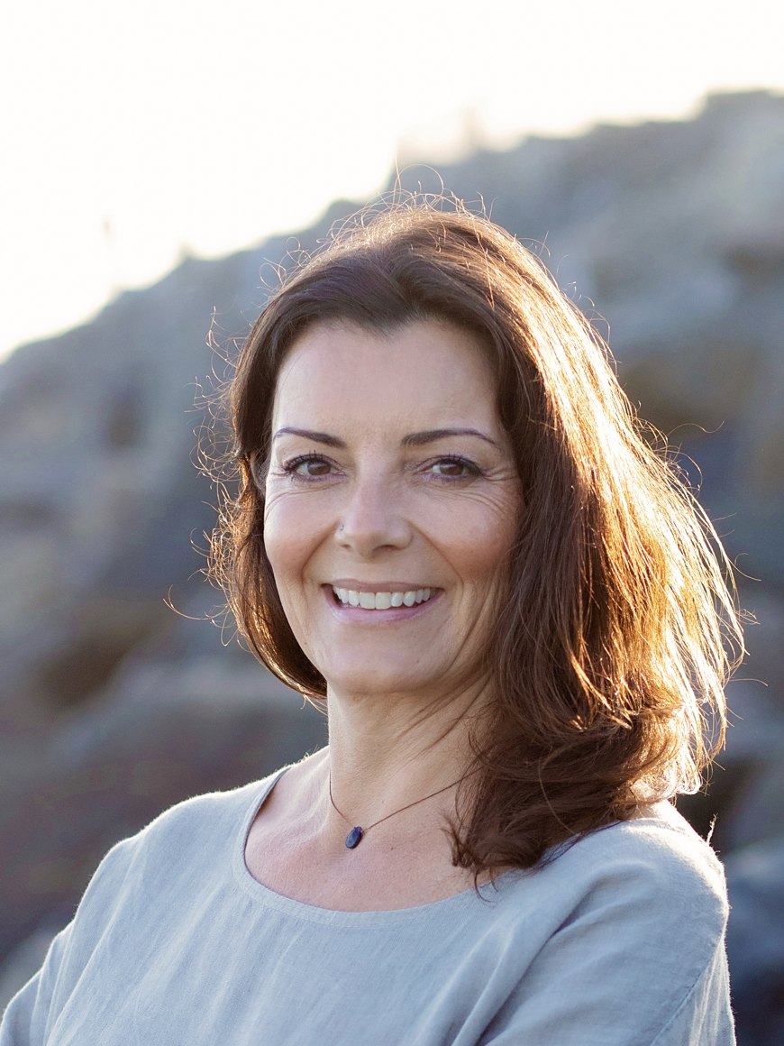 Nathalie Magnus on the California coast